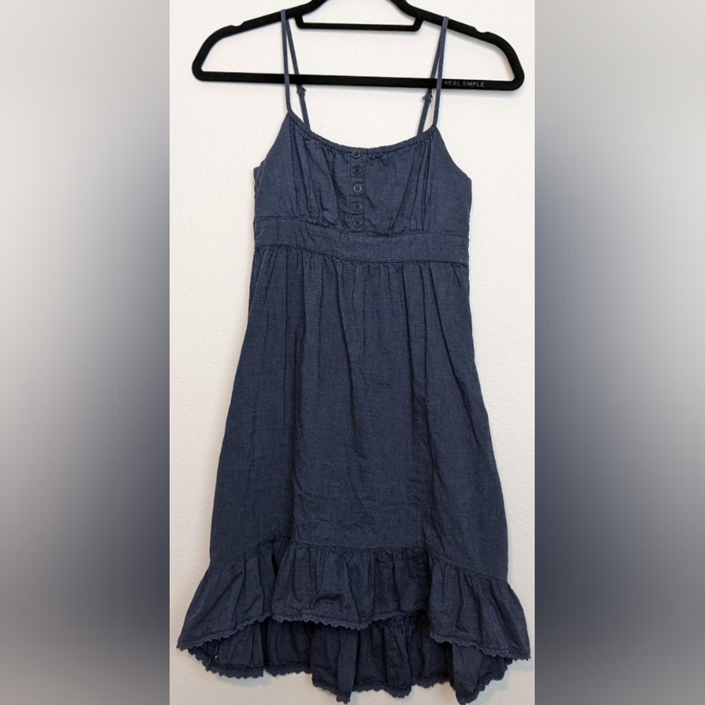 Mossimo denim ruffle dress size M